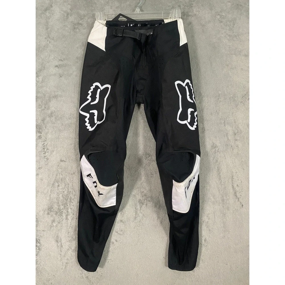 Fox Racing Pants Youth 28Y Black White 180 Motocross Dirt Bike Racing Gear